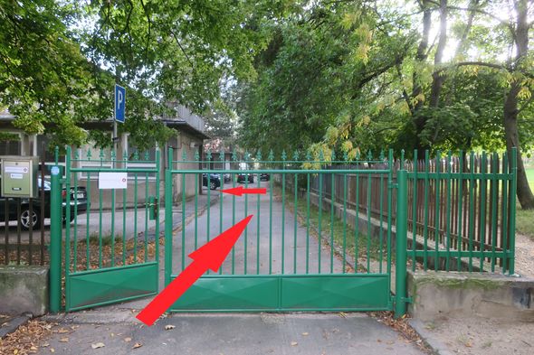 Entrance gate to the Buddhist Center