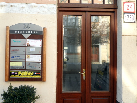 Building, where Piešťany's buddhist center is located