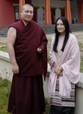 J. S. 17. Karmapa Thajä Dordže a jeho žena Sangjümla