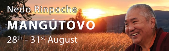 [Banner] Mangútovo Summer Course with Nedo Rinpoche, 29/8-31/8/2025