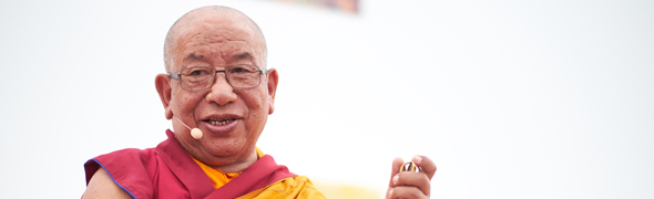 [Banner] Sherab Gyaltsen Rinpoche